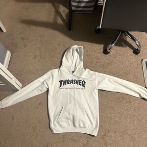 White Thrasher Hoodie Men's Size Small